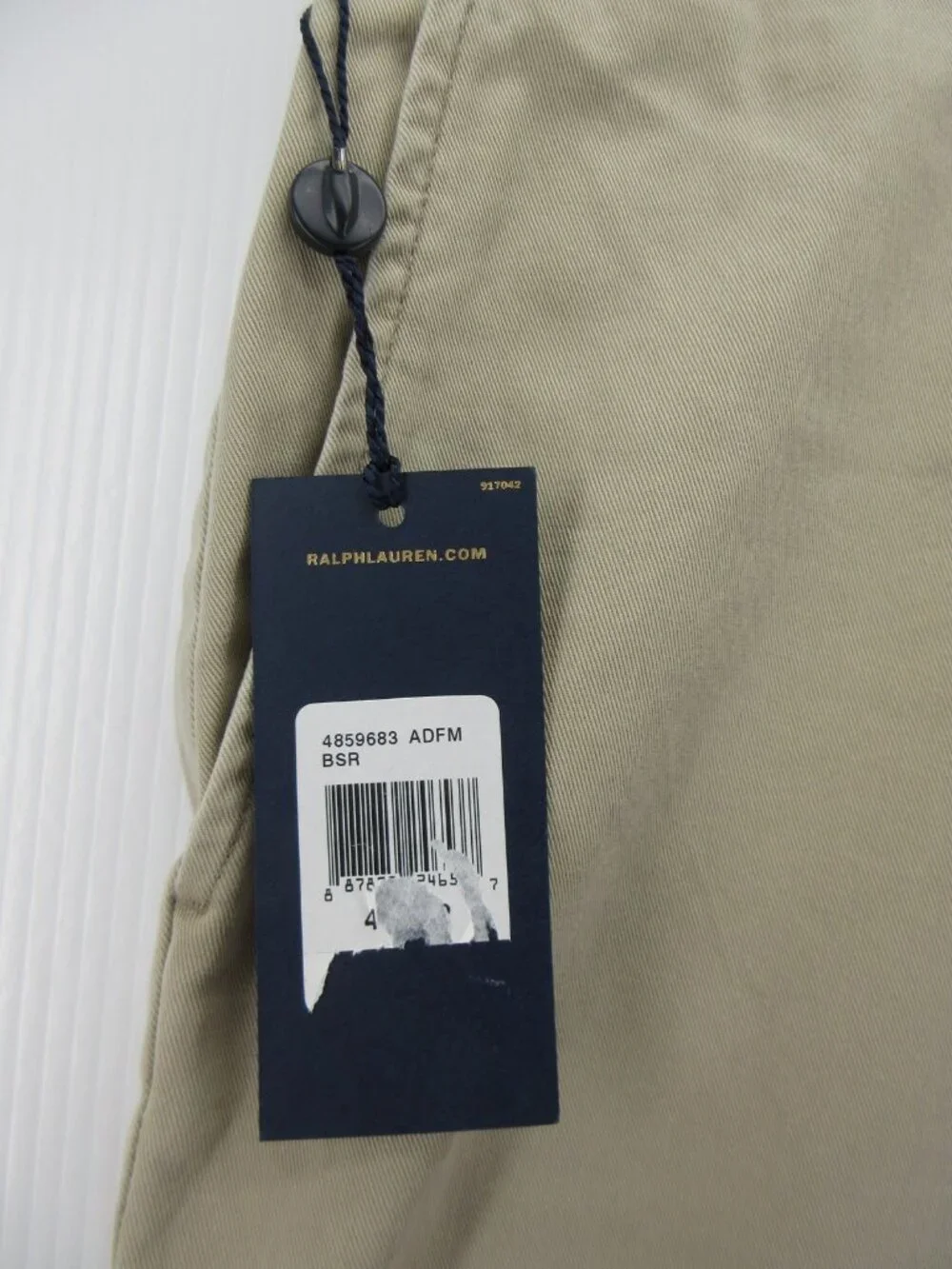 Polo Ralph Lauren Pants 44X32 Big Tan Chino Classic Trousers Preppy